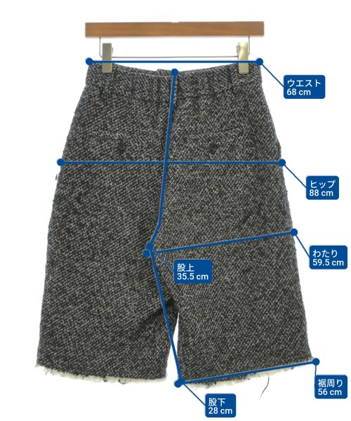 MAISON SPECIAL（メゾンスペシャル）クロップドパンツ 黒 サイズ:F レディース/2200670961092