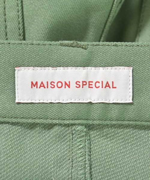 MAISON SPECIAL（メゾンスペシャル）スラックス 緑 サイズ:36(S位) レディース/2200695649036