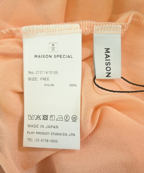 MAISON SPECIAL（メゾンスペシャル）Tシャツ・カットソー オレンジ サイズ:F レディース/2200694780037