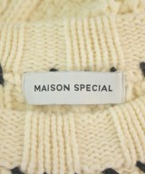 MAISON SPECIAL（メゾンスペシャル）ニット・セーター 白 サイズ:F レディース/2200698298026