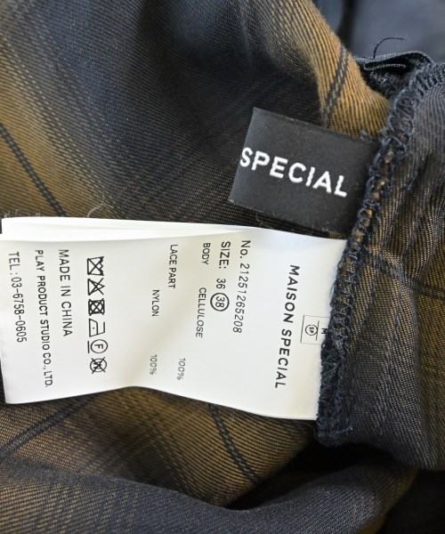 MAISON SPECIAL（メゾンスペシャル）オールインワン/サロペット 黒 サイズ:38(M位) レディース/2200650466074