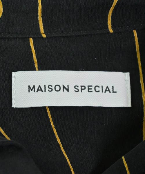 MAISON SPECIAL（メゾンスペシャル）カジュアルシャツ 黒 サイズ:F レディース/2200649631049