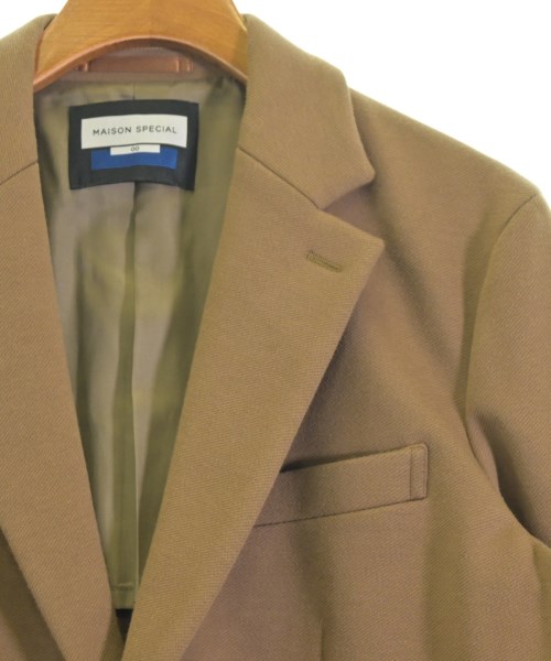 MAISON SPECIAL（メゾンスペシャル）カジュアルジャケット 茶 サイズ:00(XXS位) レディース/2200650703018