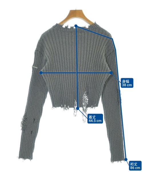 MAISON SPECIAL（メゾンスペシャル）ニット・セーター グレー サイズ:F レディース/2200658123047