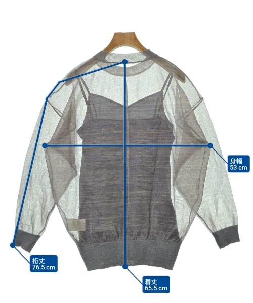 MAISON SPECIAL（メゾンスペシャル）ニット・セーター グレー サイズ:F レディース/2200653582115