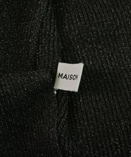 MAISON SPECIAL（メゾンスペシャル）ニット・セーター 黒 サイズ:F レディース/2200641963155