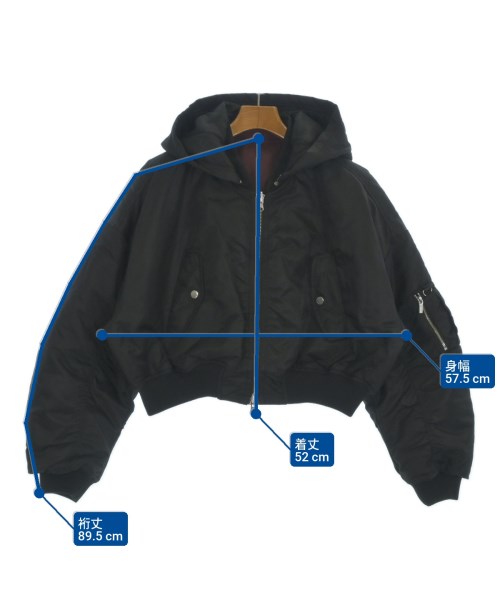 MAISON SPECIAL（メゾンスペシャル）ミリタリーブルゾン 黒 サイズ:F レディース/2200655705017