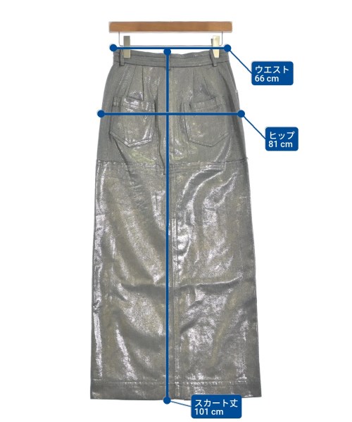 MAISON SPECIAL（メゾンスペシャル）ロング・マキシ丈スカート グレー サイズ:38(M位) レディース/2200659304056