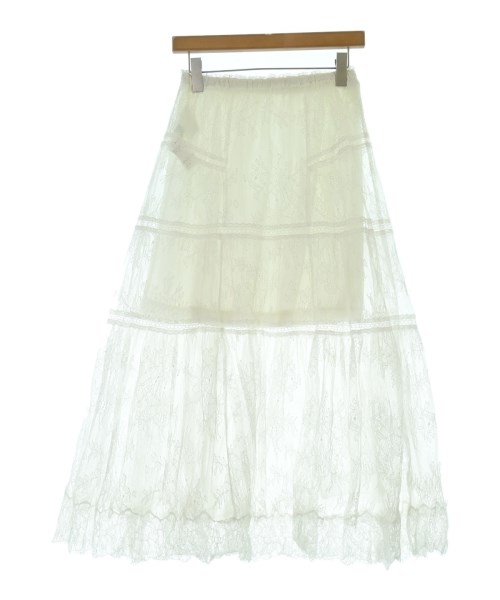 MAISON SPECIAL（メゾンスペシャル）ロング・マキシ丈スカート 白 サイズ:36(S位) レディース/2200660776033