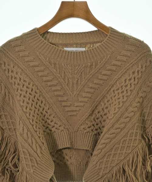 MAISON SPECIAL（メゾンスペシャル）ニット・セーター ベージュ サイズ:F レディース/2200660654034