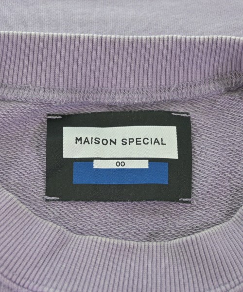 MAISON SPECIAL（メゾンスペシャル）スウェット 紫 サイズ:0(XS位) レディース/2200715644041