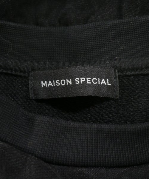 MAISON SPECIAL（メゾンスペシャル）スウェット 黒 サイズ:F レディース/2200706605051