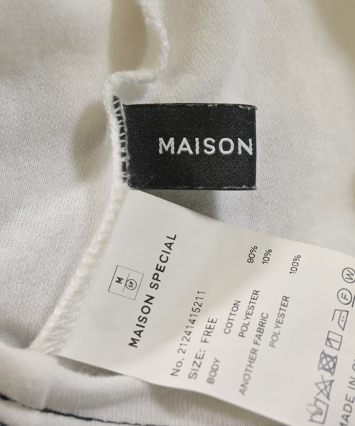 MAISON SPECIAL（メゾンスペシャル）Tシャツ・カットソー 白 サイズ:F レディース/2200712978057