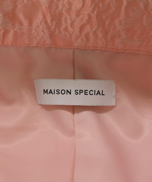MAISON SPECIAL（メゾンスペシャル）ブルゾン ピンク サイズ:F レディース/2200645840025