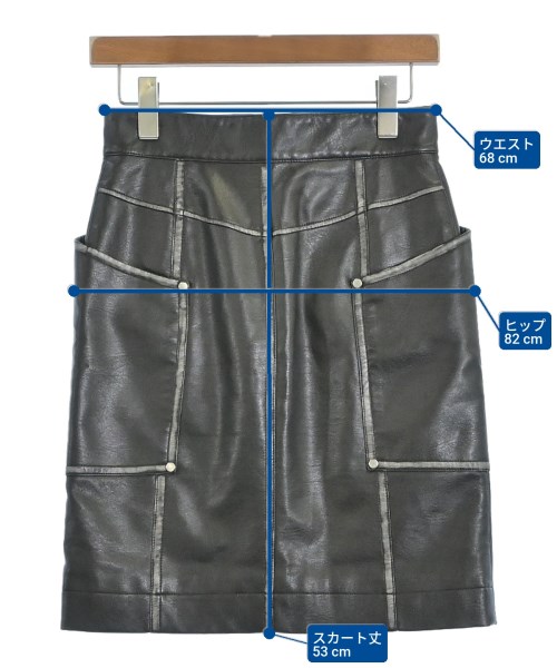 MAISON SPECIAL（メゾンスペシャル）ひざ丈スカート 黒 サイズ:38(M位) レディース/2200638173062