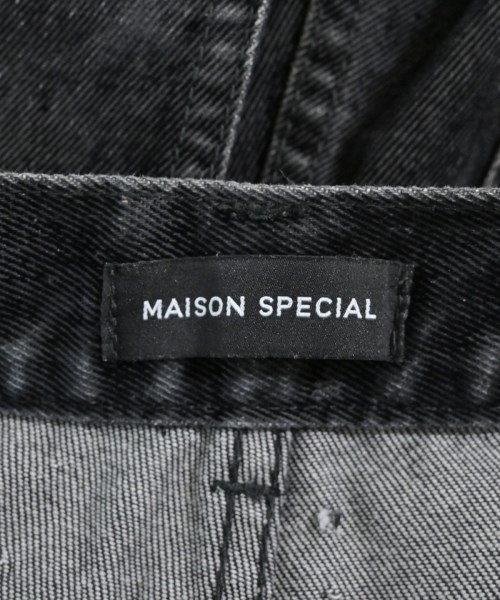 MAISON SPECIAL（メゾンスペシャル）デニムパンツ 黒 サイズ:38(M位) レディース/2200645524314