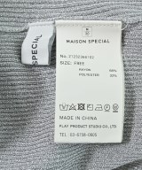 MAISON SPECIAL（メゾンスペシャル）ニット・セーター シルバー サイズ:F レディース/2200645478013