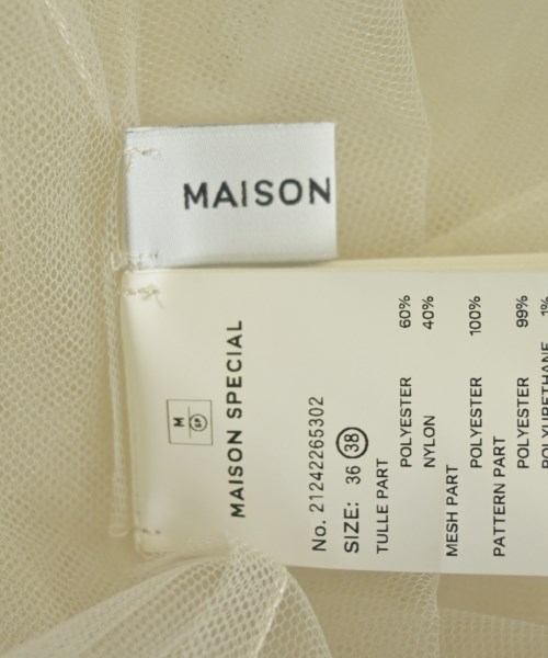 MAISON SPECIAL（メゾンスペシャル）ワンピース 白 サイズ:38(M位) レディース/2200623939086