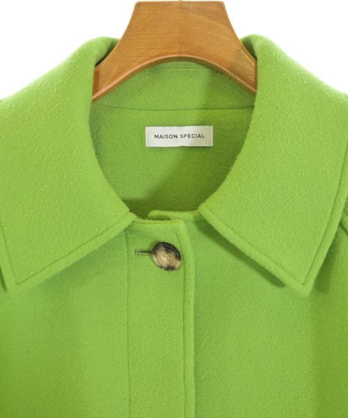 MAISON SPECIAL（メゾンスペシャル）ステンカラーコート 緑 サイズ:F レディース/2200651988018