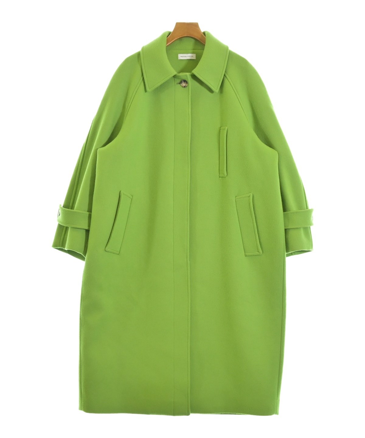 MAISON SPECIAL（メゾンスペシャル）ステンカラーコート 緑 サイズ:F