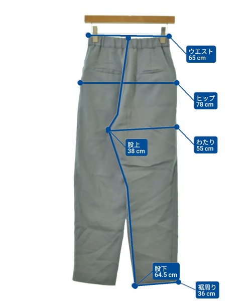 MAISON SPECIAL（メゾンスペシャル）スラックス 青 サイズ:36(S位) レディース/2200653708140