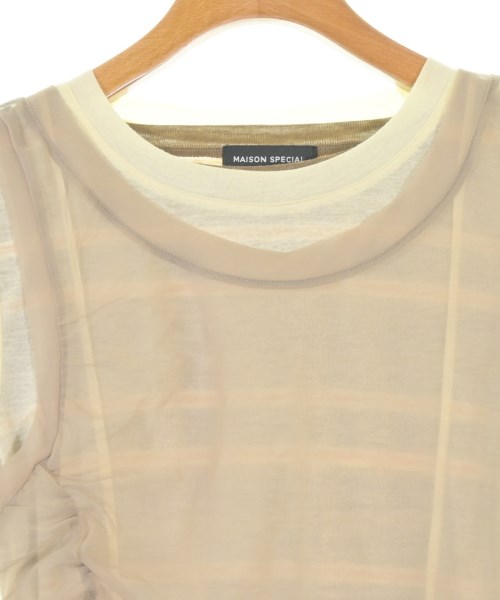 MAISON SPECIAL（メゾンスペシャル）Tシャツ・カットソー 茶 サイズ:F レディース/2200702800023