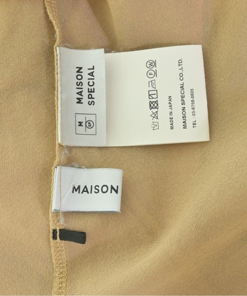 MAISON SPECIAL（メゾンスペシャル）Tシャツ・カットソー ベージュ サイズ:F レディース/2200703750037