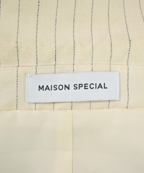 MAISON SPECIAL（メゾンスペシャル）テーラードジャケット 白 サイズ:F レディース/2200704125070