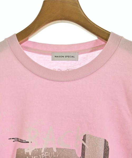 MAISON SPECIAL（メゾンスペシャル）Tシャツ・カットソー ピンク サイズ:F レディース/2200706507027