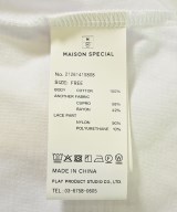 MAISON SPECIAL（メゾンスペシャル）Tシャツ・カットソー 白 サイズ:F レディース/2200706971033