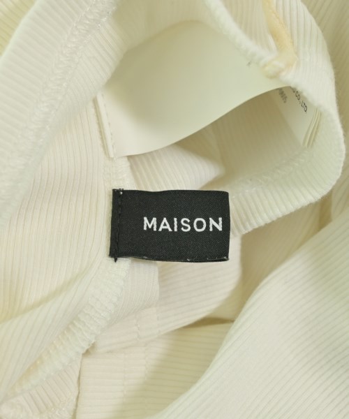 MAISON SPECIAL（メゾンスペシャル）Tシャツ・カットソー 白 サイズ:F レディース/2200707880075