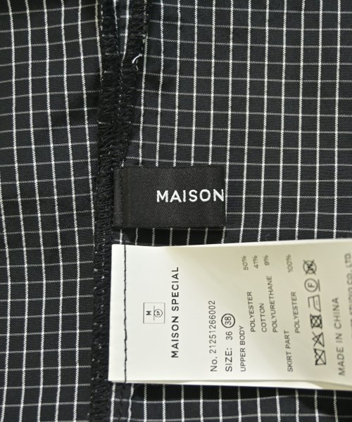 MAISON SPECIAL（メゾンスペシャル）ワンピース 黒 サイズ:38(M位) レディース/2200701925055