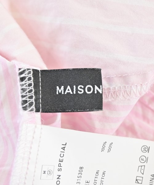 MAISON SPECIAL（メゾンスペシャル）カジュアルシャツ ピンク サイズ:F レディース/2200662666011