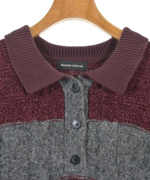 MAISON SPECIAL（メゾンスペシャル）ニット・セーター 赤 サイズ:F レディース/2200664752033