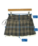MAISON SPECIAL（メゾンスペシャル）ミニスカート 茶 サイズ:F レディース/2200665433030