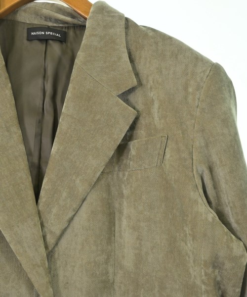 MAISON SPECIAL（メゾンスペシャル）カジュアルジャケット カーキ サイズ:36(S位) レディース/2200667289048