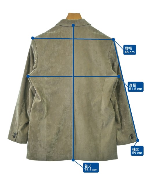 MAISON SPECIAL（メゾンスペシャル）カジュアルジャケット カーキ サイズ:36(S位) レディース/2200667289048