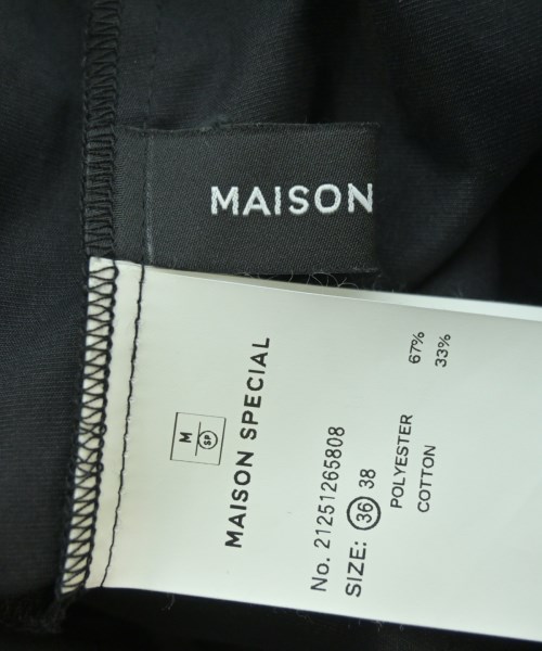 MAISON SPECIAL（メゾンスペシャル）オールインワン/サロペット 黒 サイズ:36(S位) レディース/2200667289055