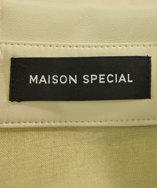 MAISON SPECIAL（メゾンスペシャル）カジュアルシャツ 黄 サイズ:F レディース/2200667613065
