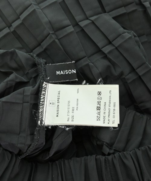 MAISON SPECIAL（メゾンスペシャル）ロング・マキシ丈スカート 黒 サイズ:F レディース/2200670810024
