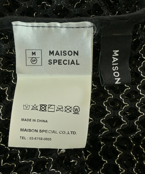 MAISON SPECIAL（メゾンスペシャル）Tシャツ・カットソー 黒 サイズ:F レディース/2200671873066