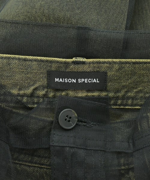 MAISON SPECIAL（メゾンスペシャル）デニムパンツ 黒 サイズ:36(S位) レディース/2200672071614