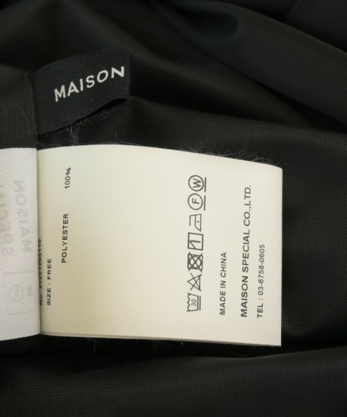 MAISON SPECIAL（メゾンスペシャル）シャツワンピース 黒 サイズ:F レディース/2200725668266