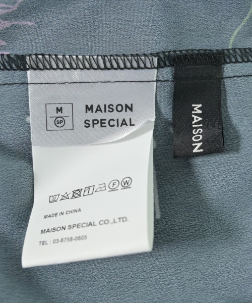 MAISON SPECIAL（メゾンスペシャル）カジュアルシャツ 黒 サイズ:F レディース/2200725668280