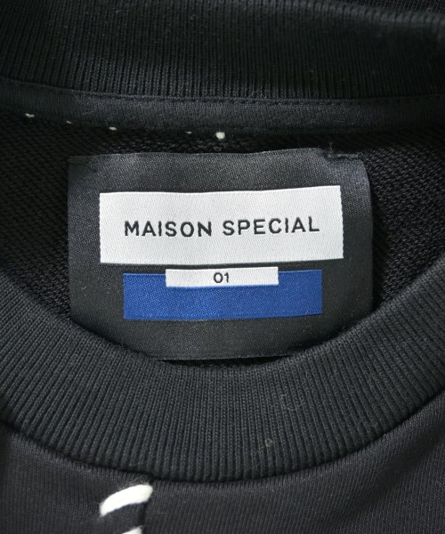 MAISON SPECIAL（メゾンスペシャル）スウェット 黒 サイズ:01(S位) レディース/2200725473327