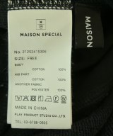 MAISON SPECIAL（メゾンスペシャル）スウェット 黒 サイズ:F レディース/2200736857031