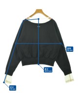 MAISON SPECIAL（メゾンスペシャル）スウェット 黒 サイズ:F レディース/2200736857031