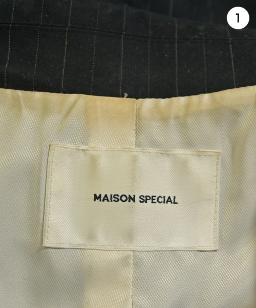 MAISON SPECIAL（メゾンスペシャル）テーラードジャケット 黒 サイズ:F レディース/2200722163023