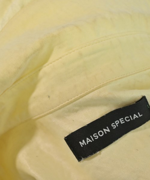 MAISON SPECIAL（メゾンスペシャル）カジュアルシャツ 黄 サイズ:F レディース/2200722163047