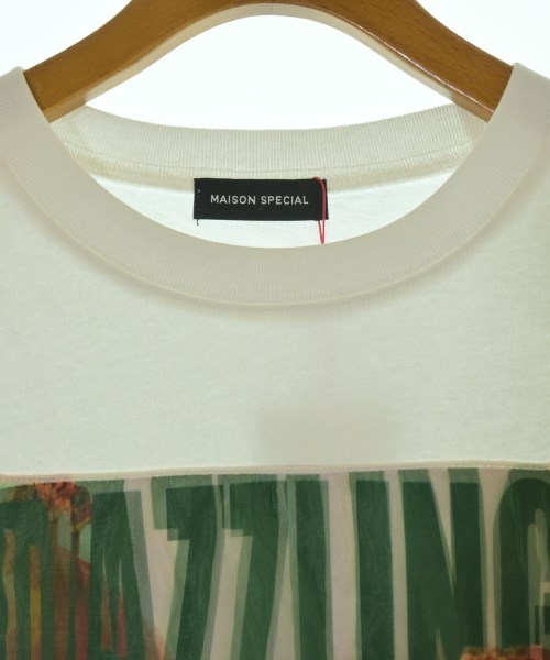 MAISON SPECIAL（メゾンスペシャル）Tシャツ・カットソー 白 サイズ:F レディース/2200720258042
